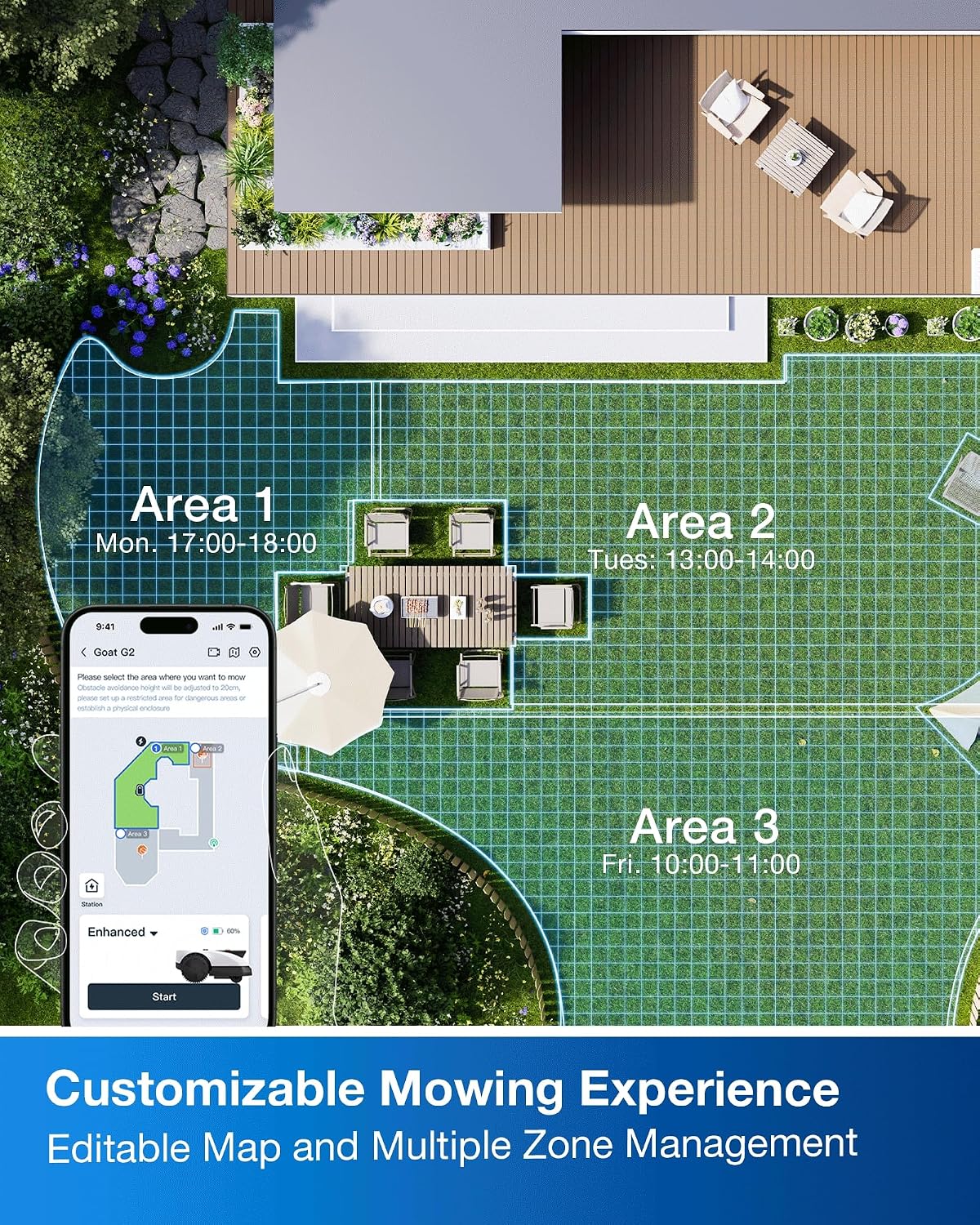 Smart RTK Robot Lawn Mower – Wire-Free Automatic Lawn Care
