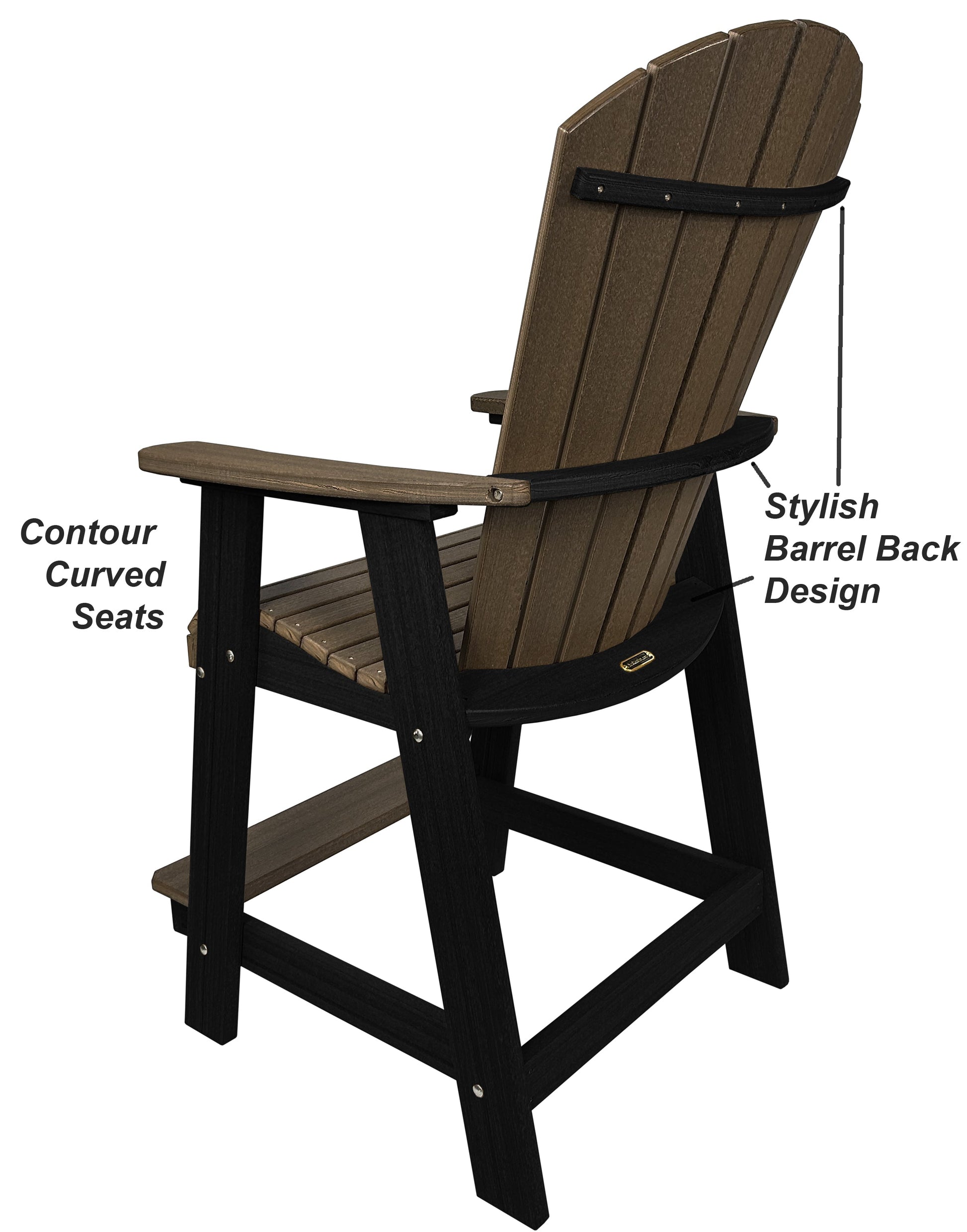 5-Piece Oceanview Adirondack Counter Set
