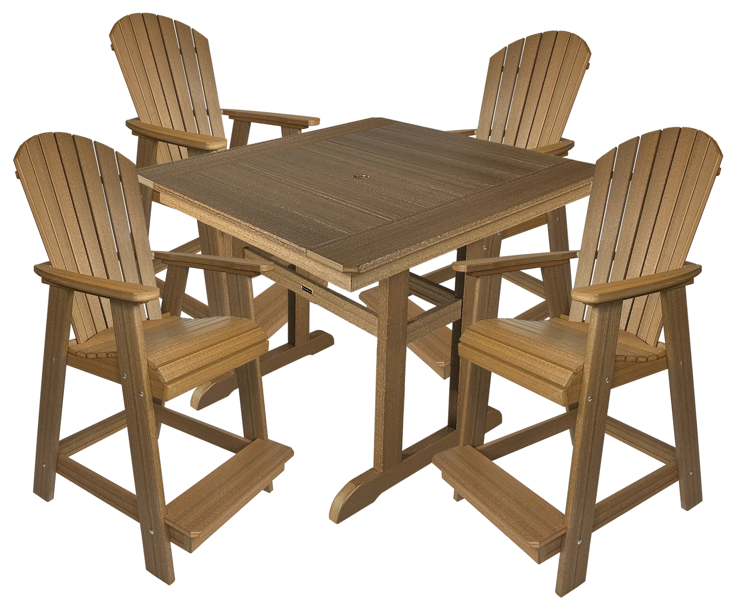 5-Piece Oceanview Adirondack Counter Set
