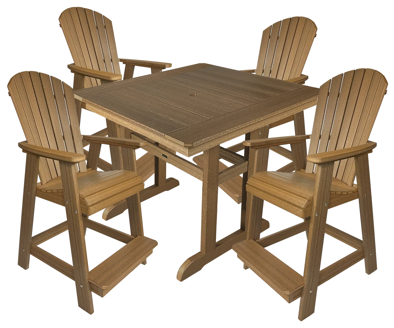 5-Piece Oceanview Adirondack Counter Set