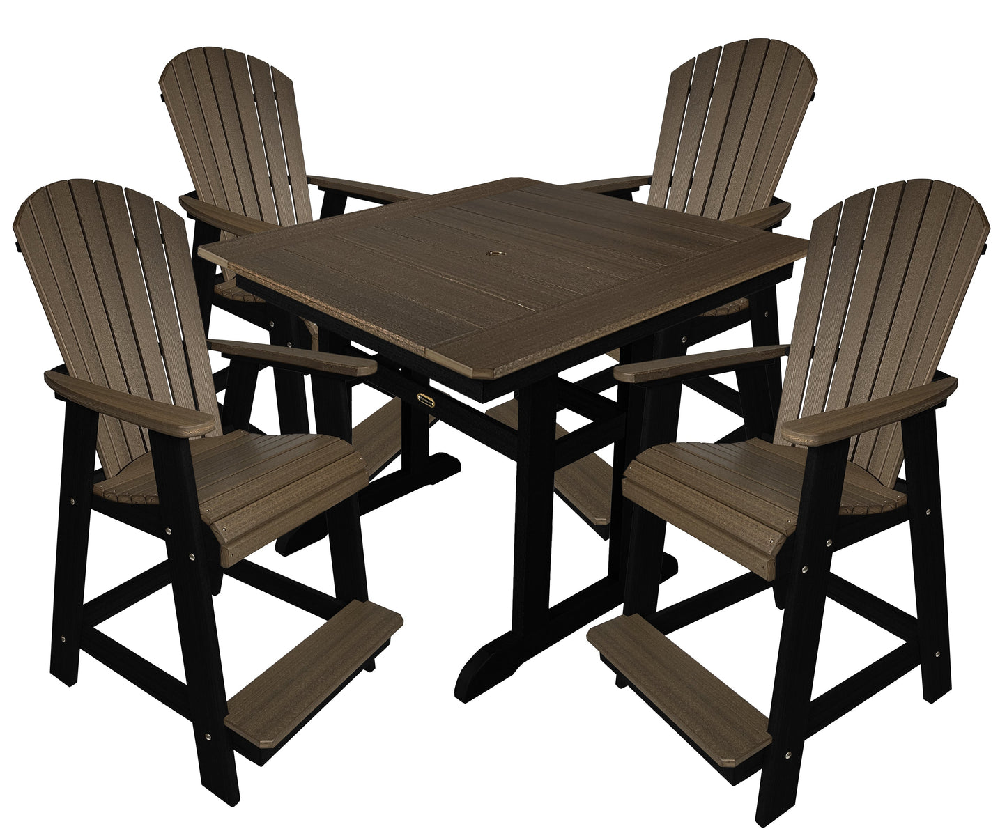 5-Piece Oceanview Adirondack Counter Set