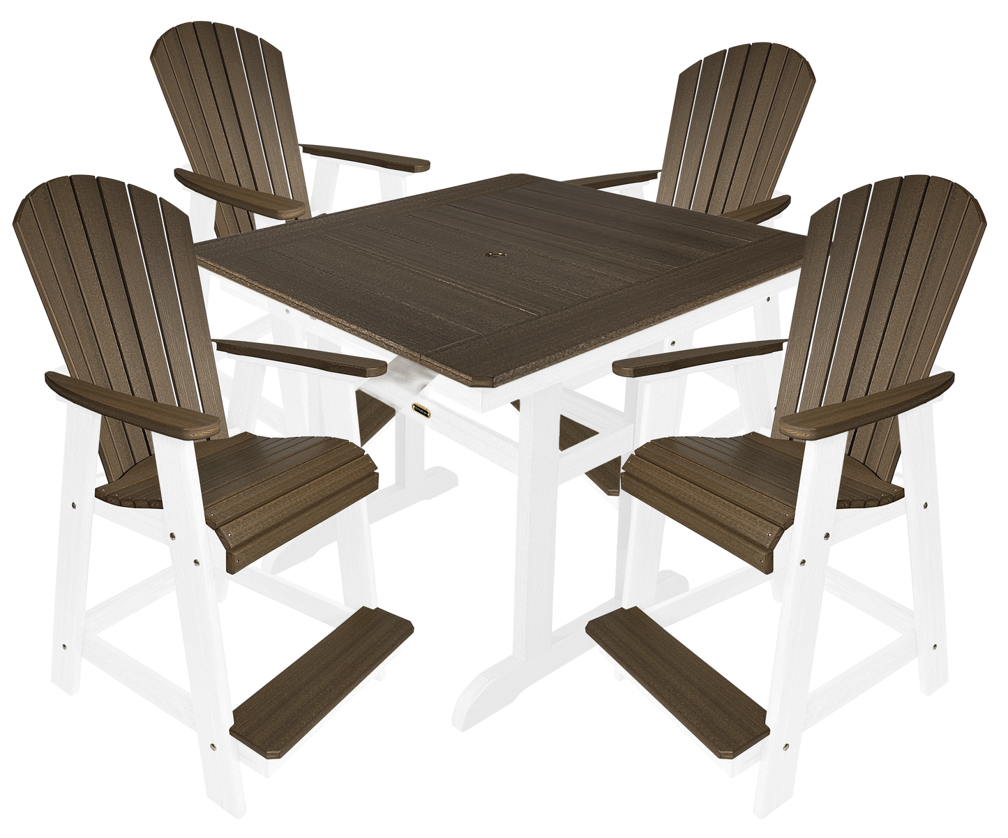 5-Piece Oceanview Adirondack Counter Set