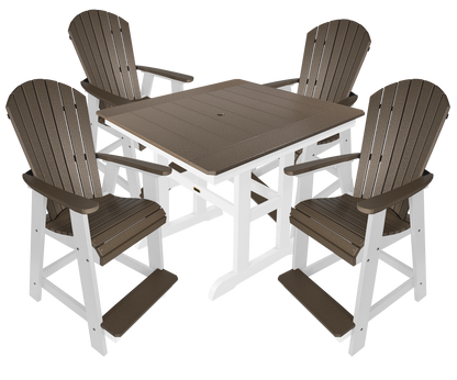 5-Piece Oceanview Adirondack Counter Set