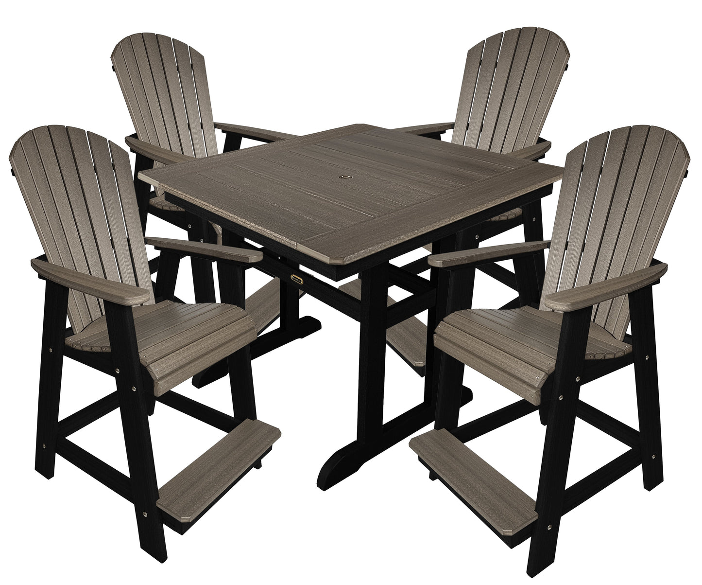 5-Piece Oceanview Adirondack Counter Set