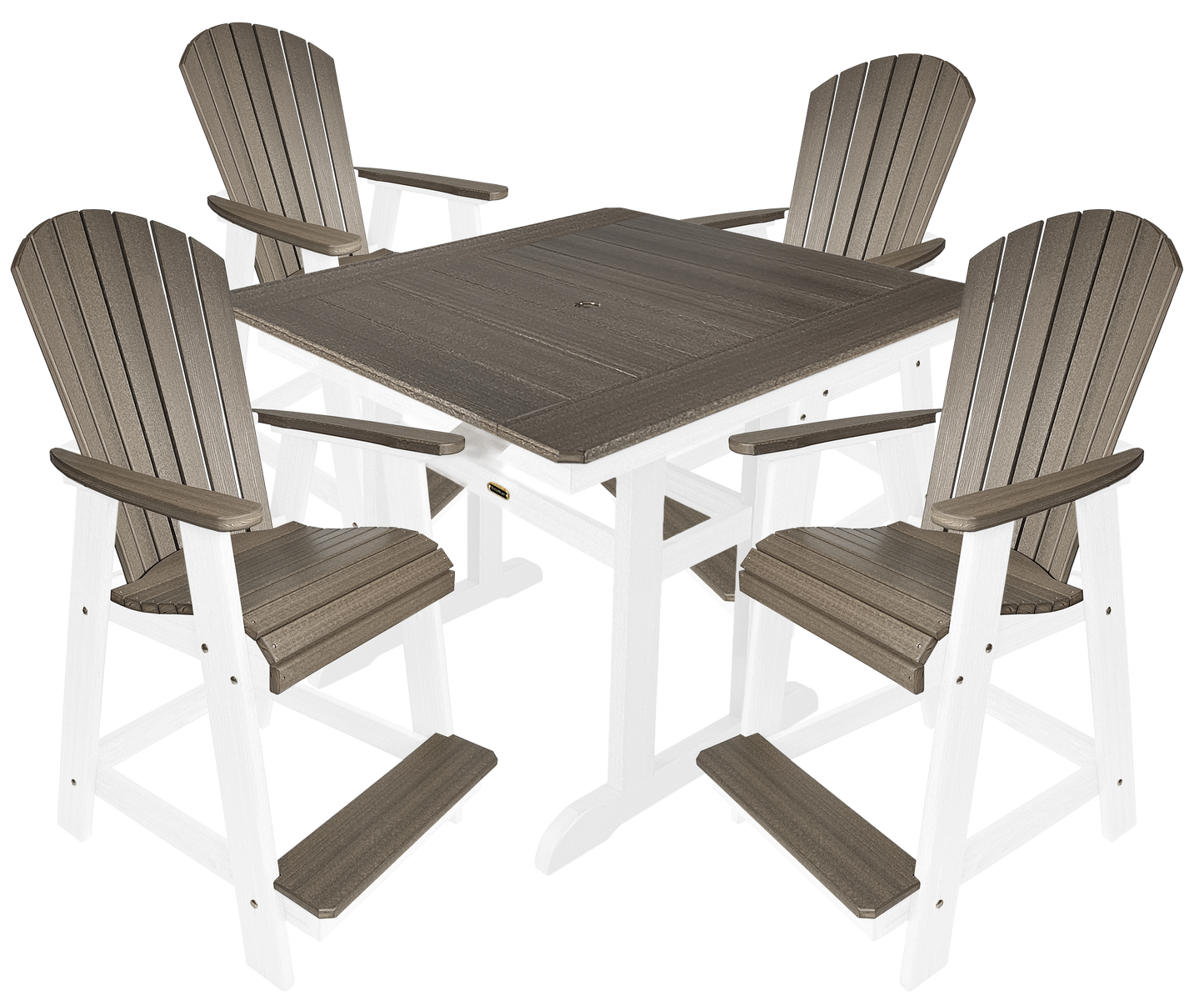 5-Piece Oceanview Adirondack Counter Set