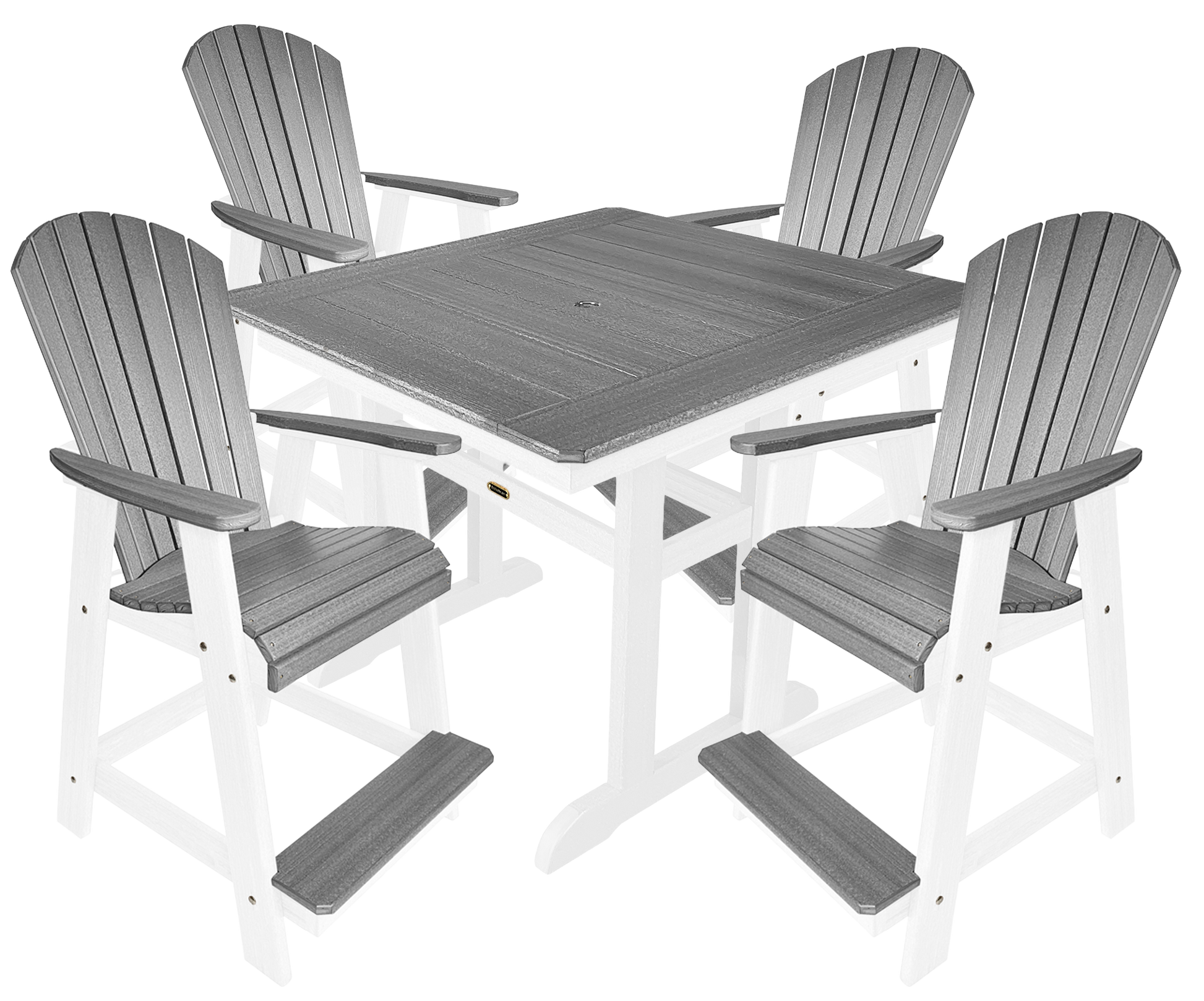 5-Piece Oceanview Adirondack Counter Set