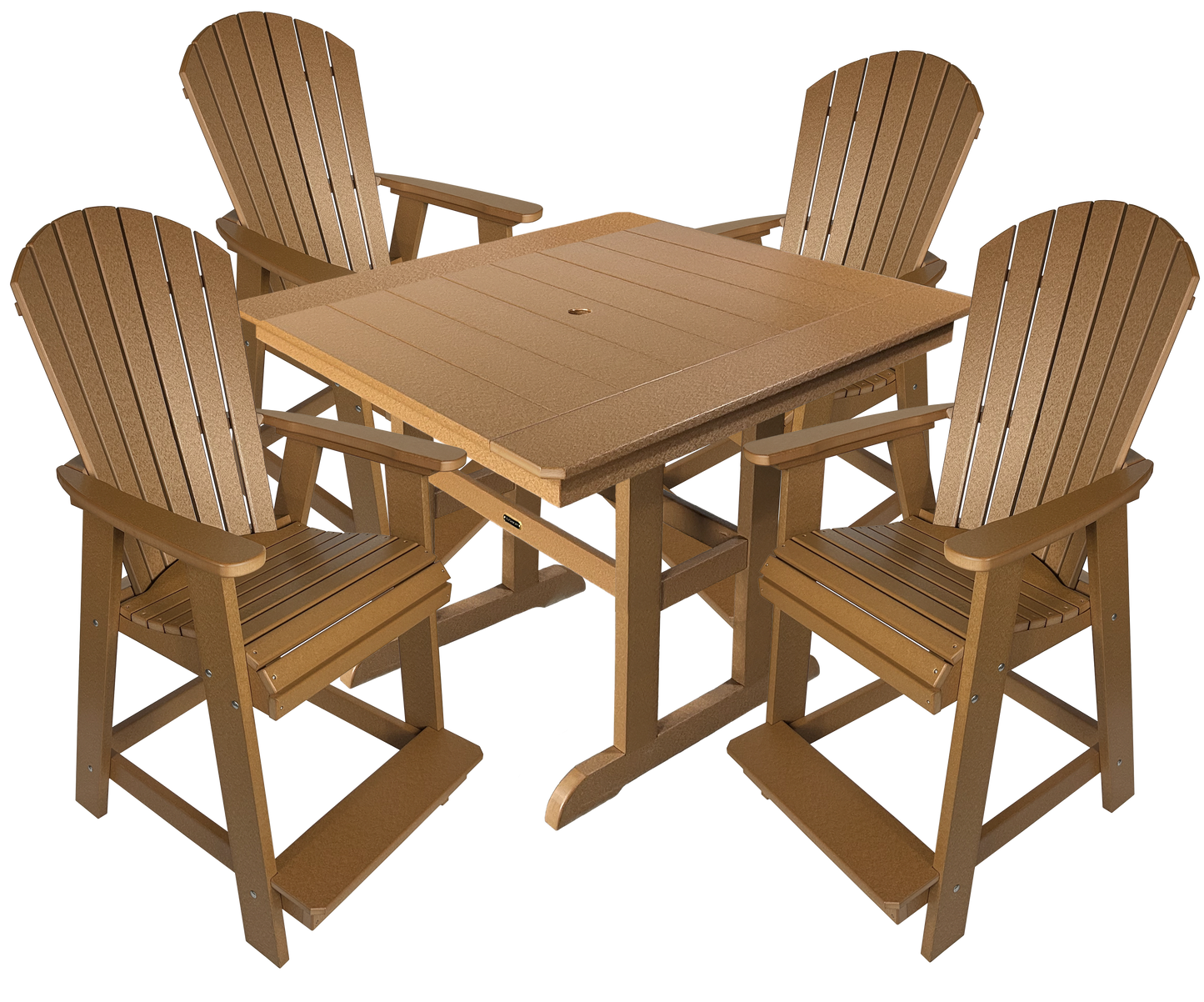 5-Piece Oceanview Adirondack Counter Set