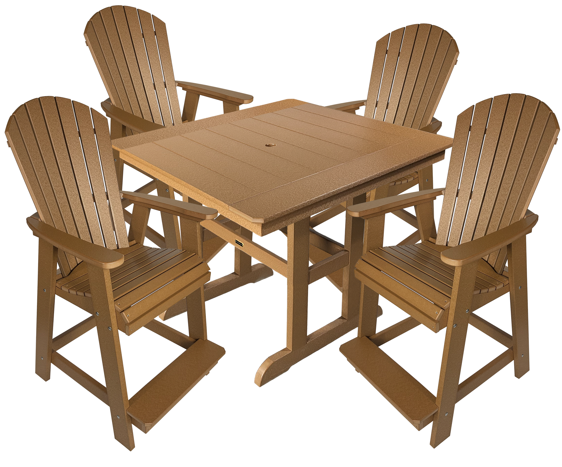 5-Piece Oceanview Adirondack Counter Set