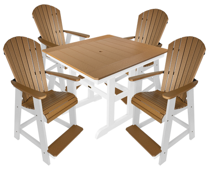 5-Piece Oceanview Adirondack Counter Set