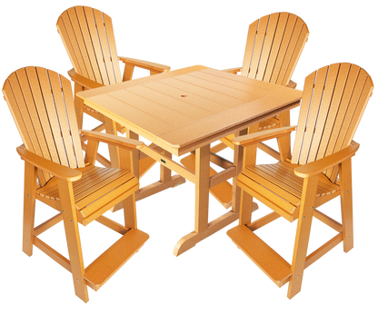 5-Piece Oceanview Adirondack Counter Set