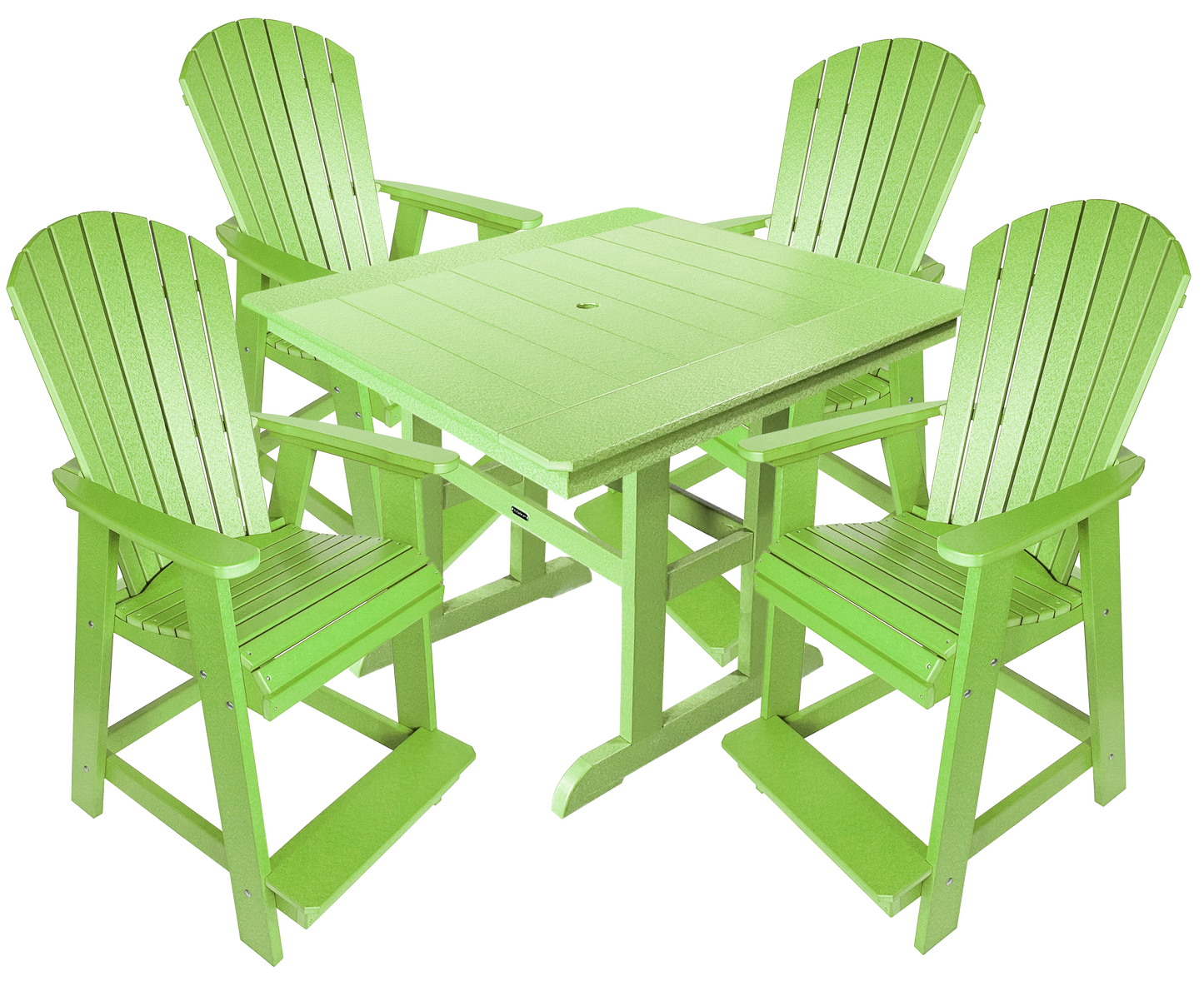 5-Piece Oceanview Adirondack Counter Set
