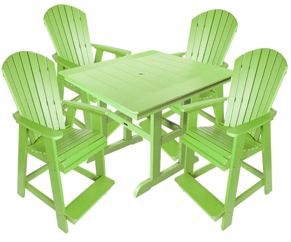 5-Piece Oceanview Adirondack Counter Set