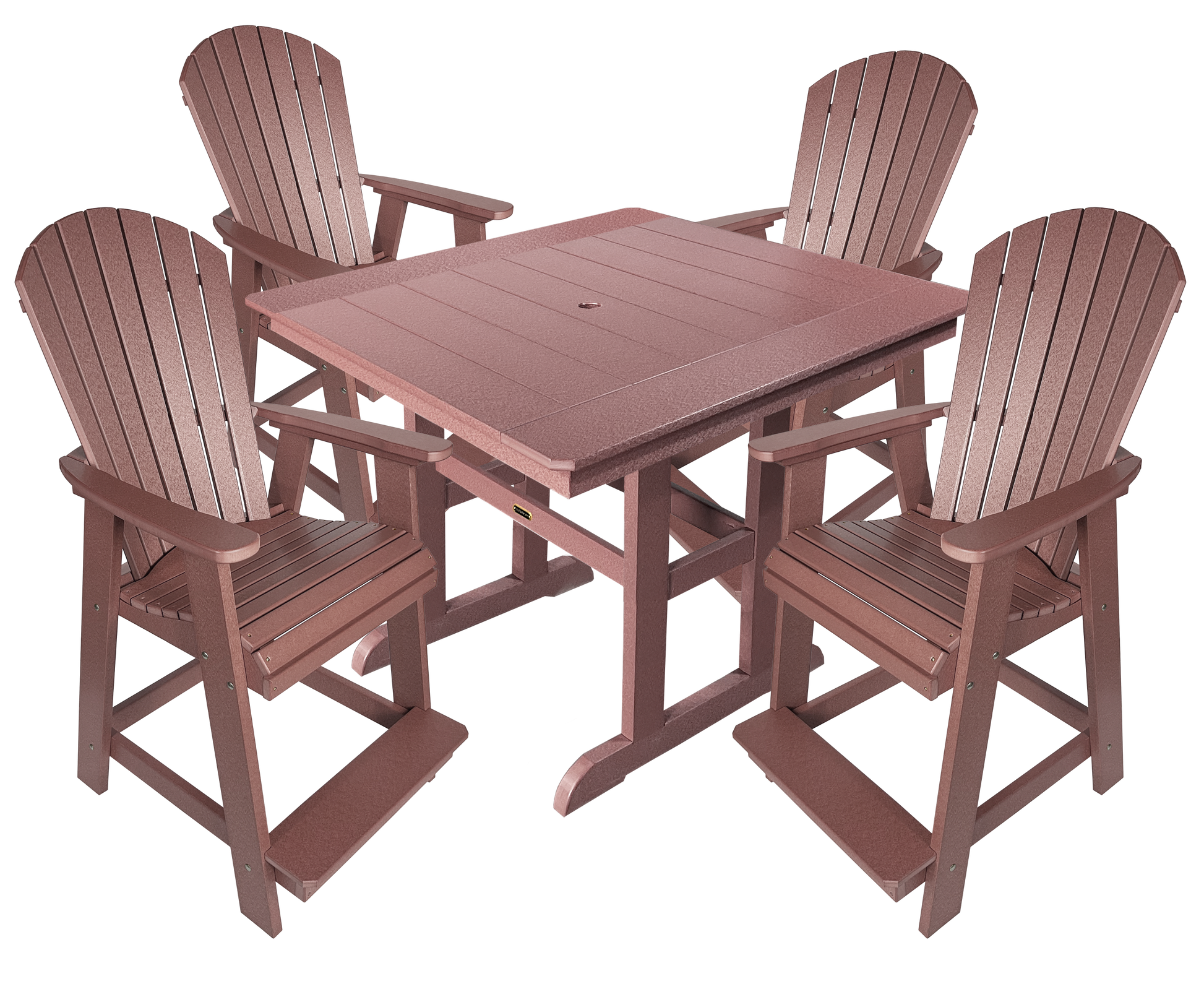 5-Piece Oceanview Adirondack Counter Set