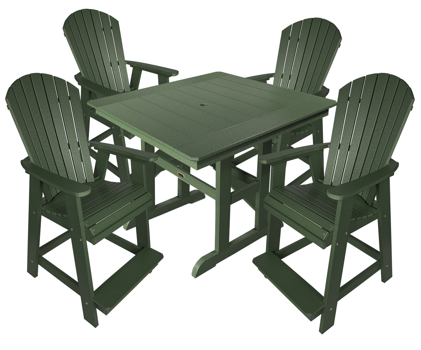 5-Piece Oceanview Adirondack Counter Set