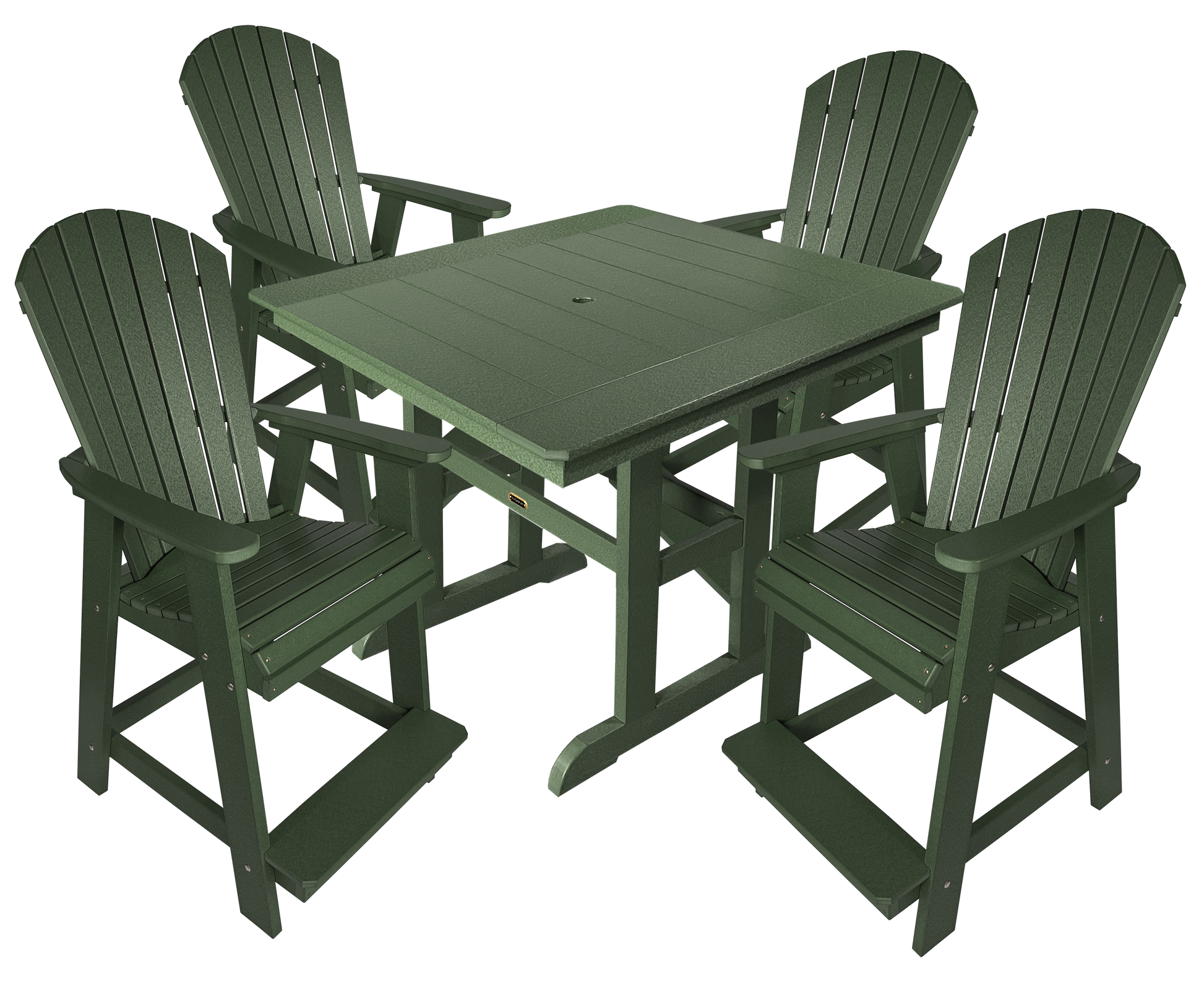 5-Piece Oceanview Adirondack Counter Set