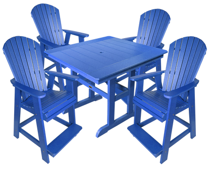 5-Piece Oceanview Adirondack Counter Set