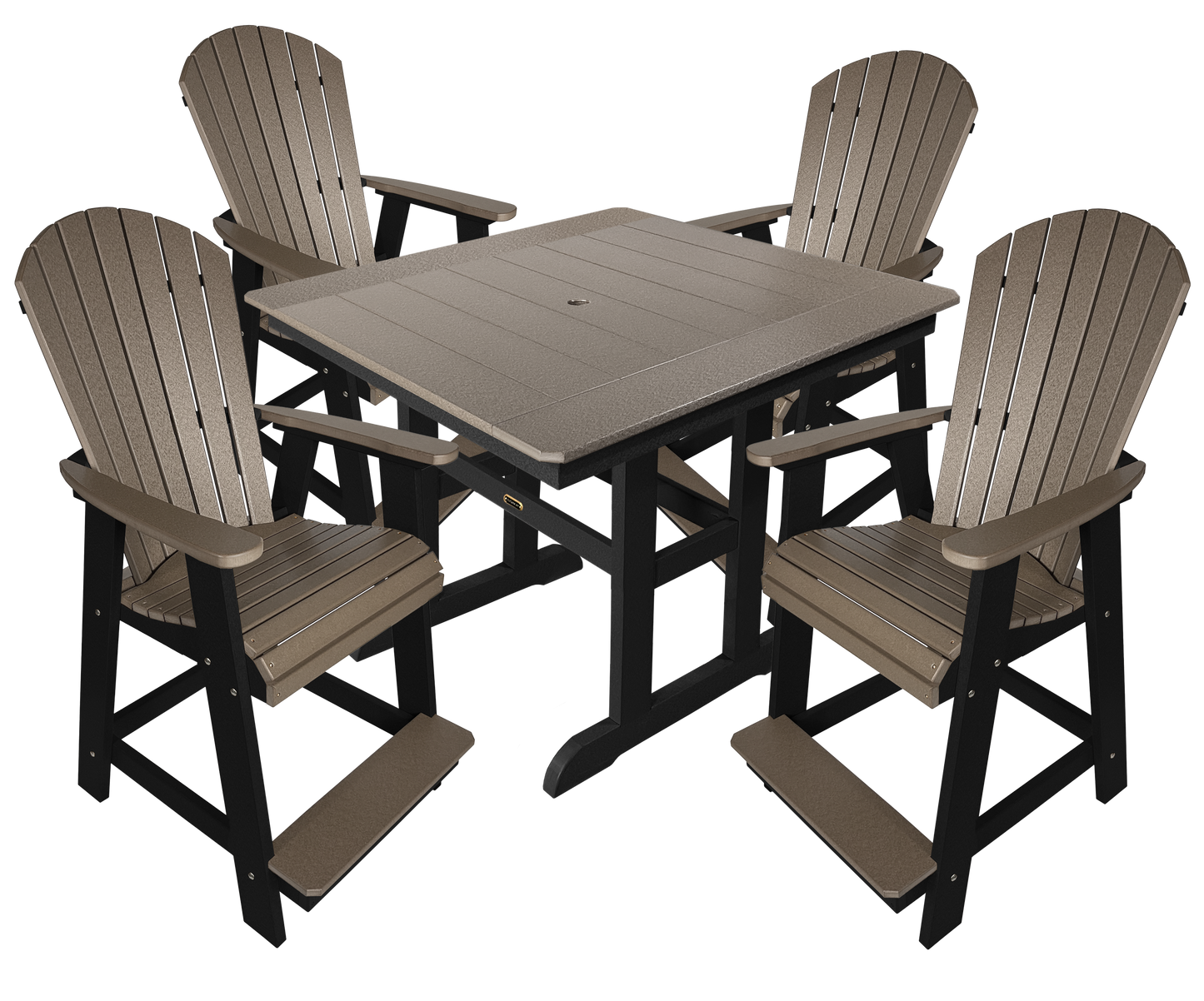 5-Piece Oceanview Adirondack Counter Set