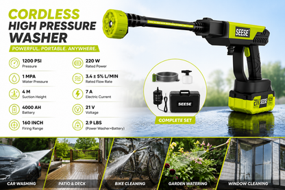 Cordless High-Pressure Washer