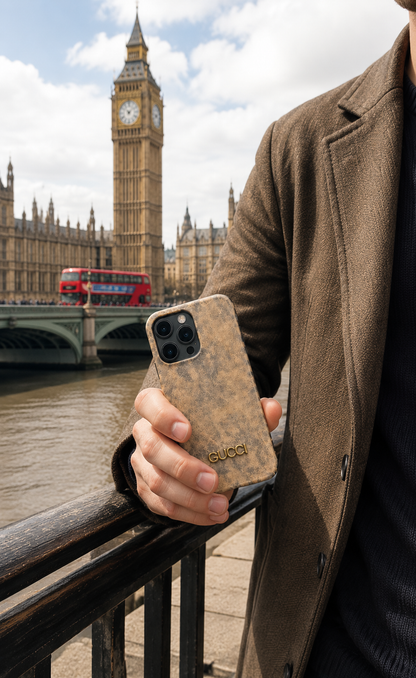 Classic Vintage Suede-Style iPhone Case