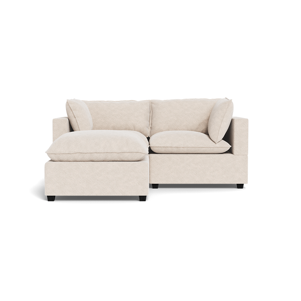 Kova Pillow Cushion Sofa 86" + Ottoman