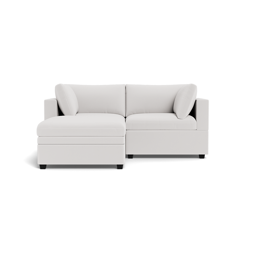 Kova Box Cushion Sofa 86" + Ottoman