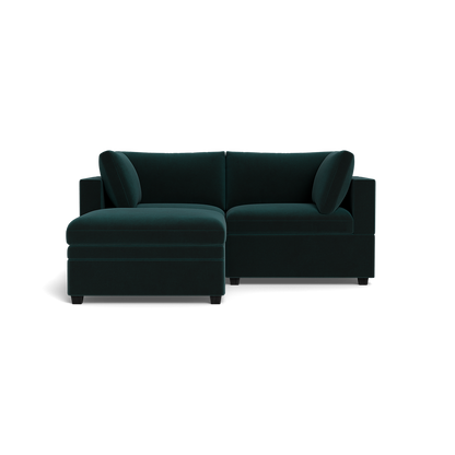 Kova Box Cushion Sofa 86" + Ottoman