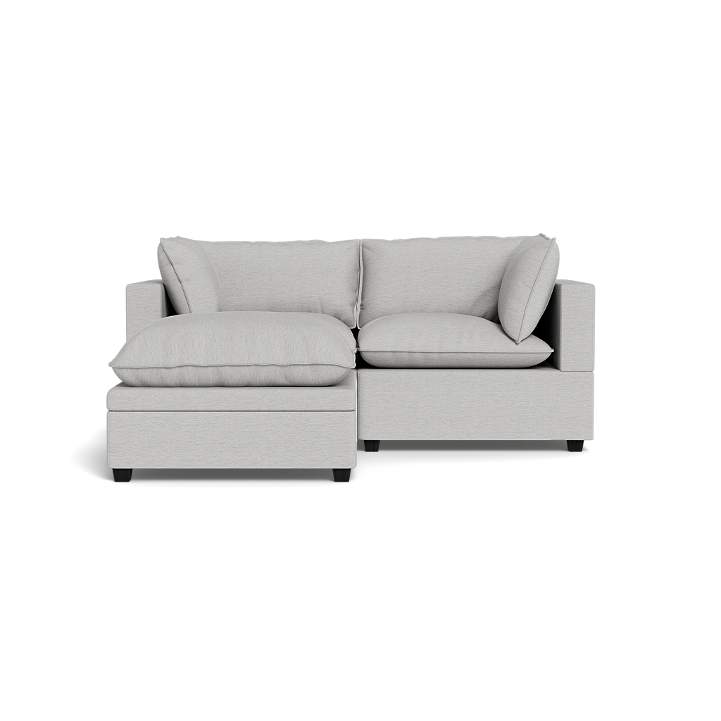Kova Pillow Cushion Sofa 86" + Ottoman