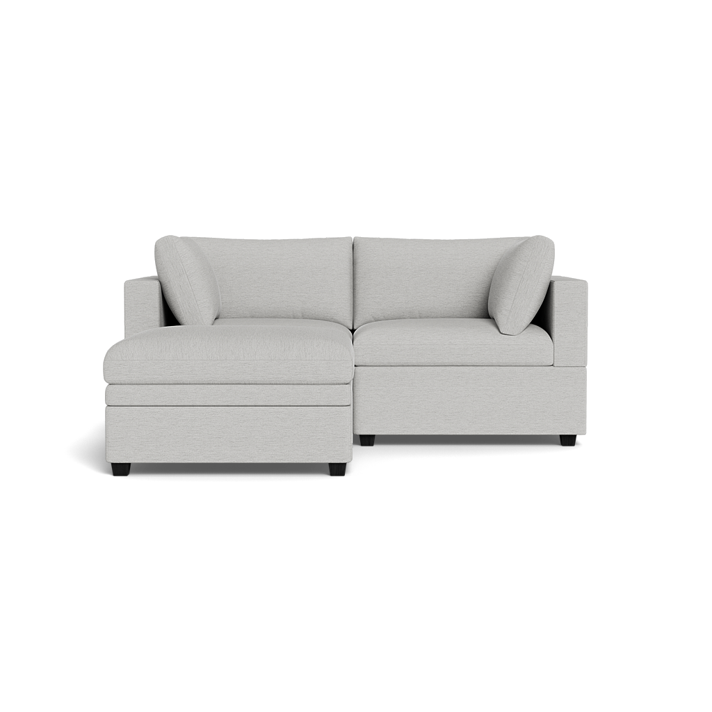 Kova Box Cushion Sofa 86" + Ottoman