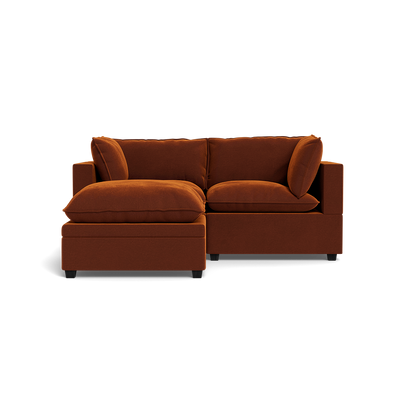 Kova Pillow Cushion Sofa 86" + Ottoman