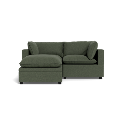Kova Pillow Cushion Sofa 86" + Ottoman