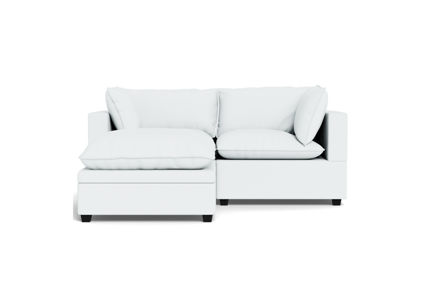 Kova Pillow Cushion Sofa 86" + Ottoman