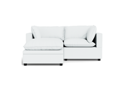 Kova Pillow Cushion Sofa 86" + Ottoman