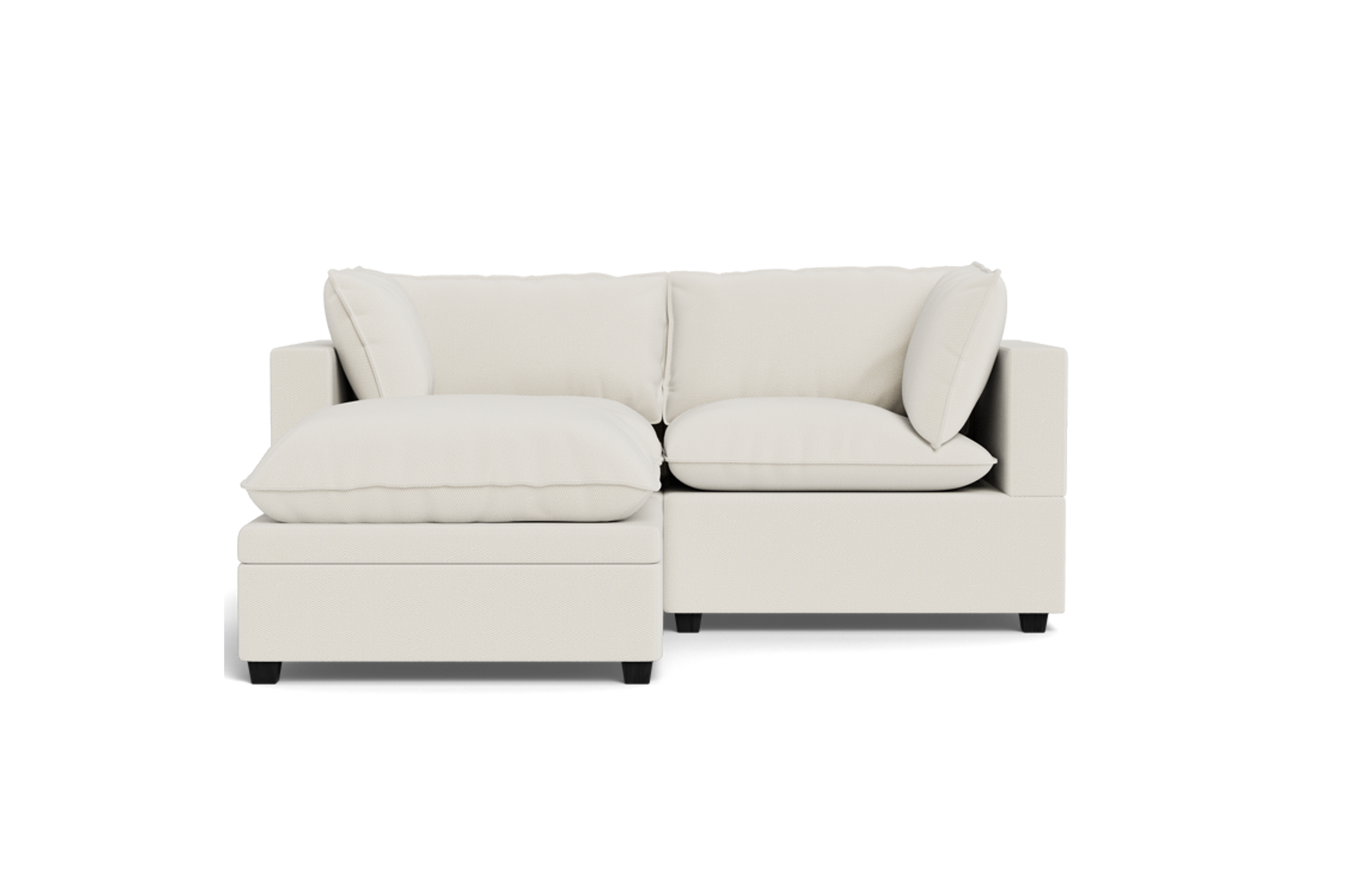 Kova Pillow Cushion Sofa 86" + Ottoman