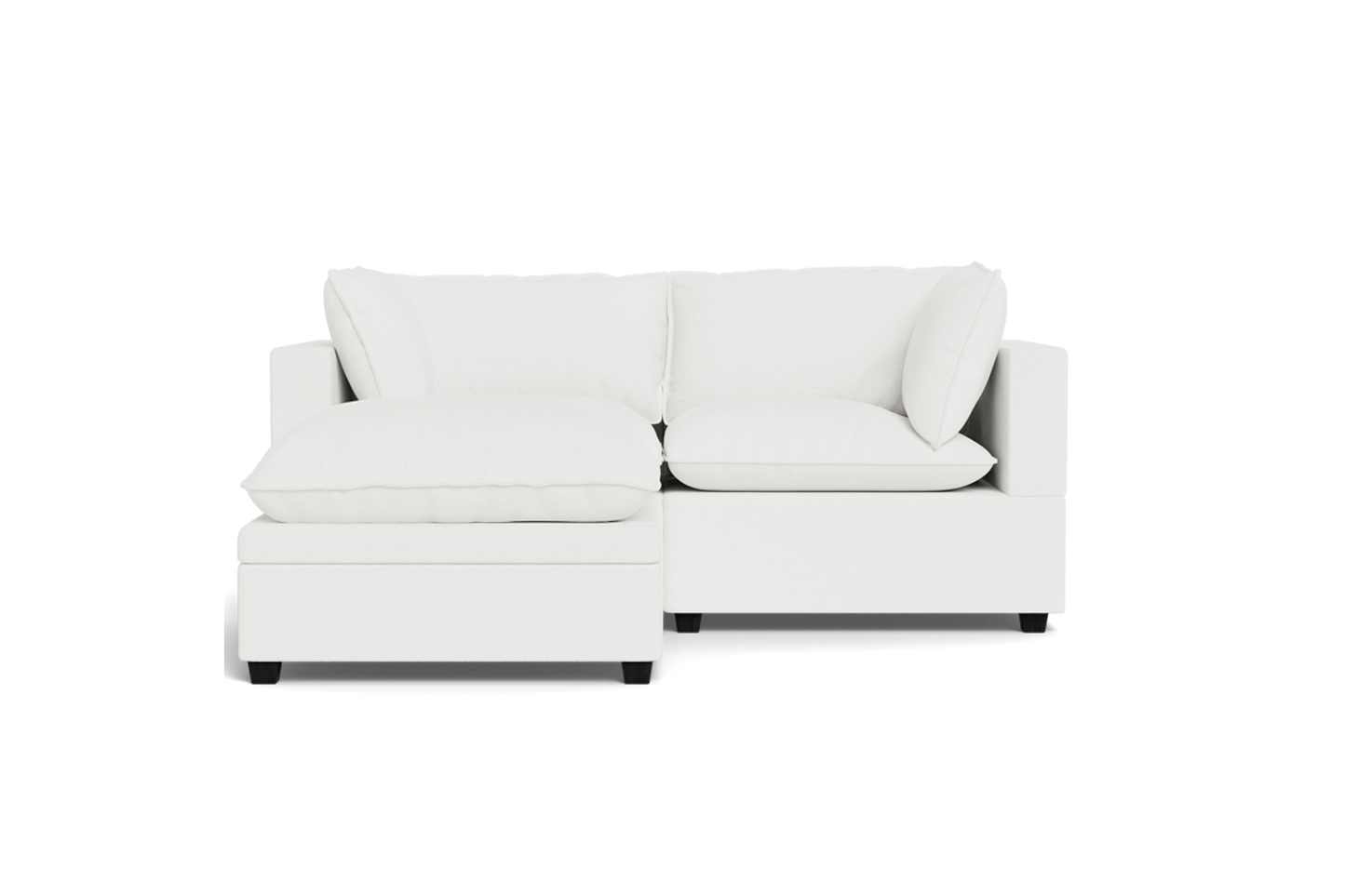 Kova Pillow Cushion Sofa 86" + Ottoman