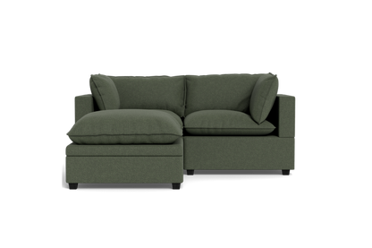Kova Pillow Cushion Sofa 86" + Ottoman